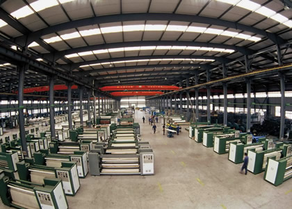 公司廠房內景一角