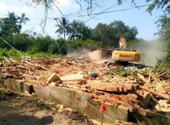 國際貨代公司陵水依法拆除椰林鎮42間違法建筑