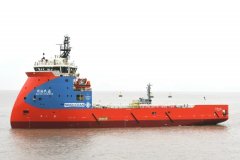 國際空運港口-提前完成塢檢及海試，外高橋造船平臺供應船“國海民盛”號簽