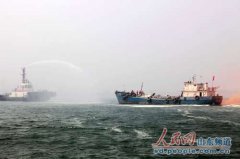 海運費查詢山東日照舉行海上船舶溢油應急處置演練
