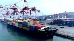 
海運整柜山東港口威海港：撐牢防疫“安全傘” 讓企業“貨暢其流”