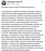 為此政府決定任命弗朗切斯科·卡約為公司董事會主席
-物流網